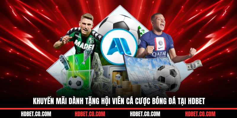 Khuyến mãi dành tặng hội viên cá cược bóng đá tại HDBET
